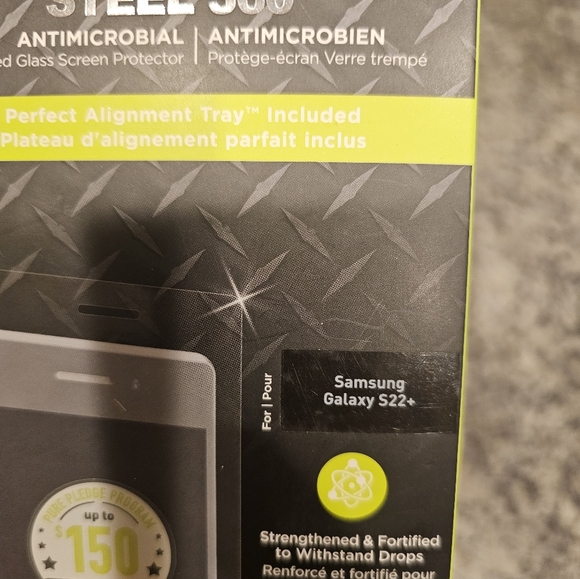 PureGear Steel 360 Tempered Glass for Samsung Galaxy (S22+) - Clear - Picture 2 of 3